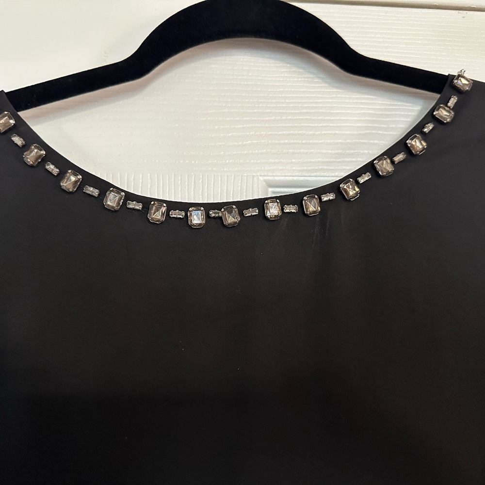 Sheer Jeweled Top